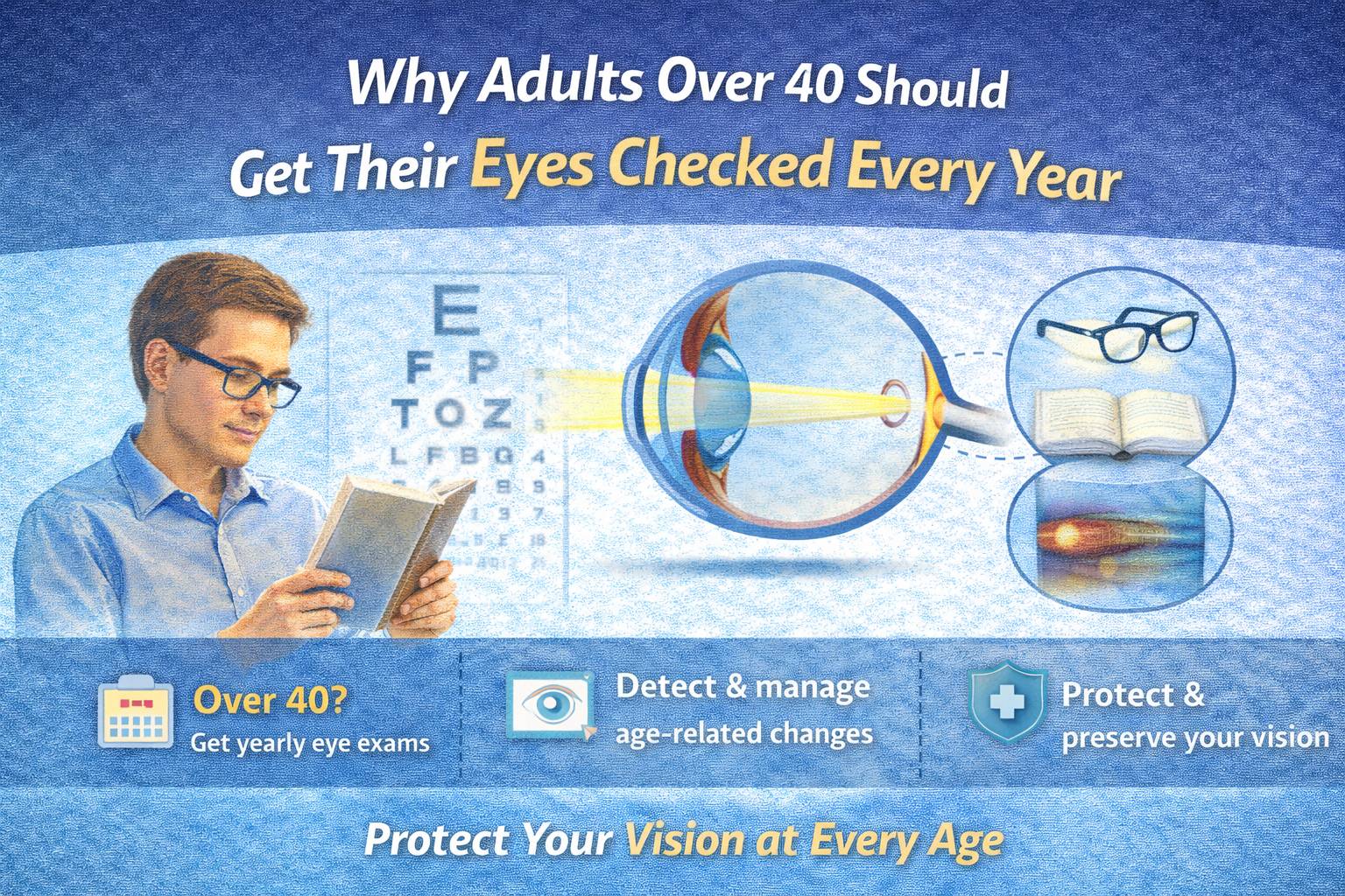 Why adults over 40 should get their eyes checked every year